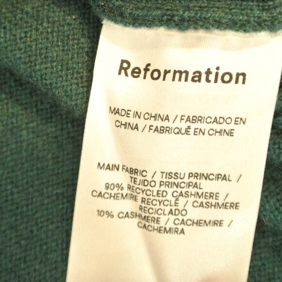 NEW Reformation Arco Cashmere Sleeveless Turtleneck Sweater M#2182 - Picture 8 of 10